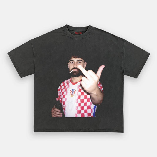 Croatia Football Style Tee