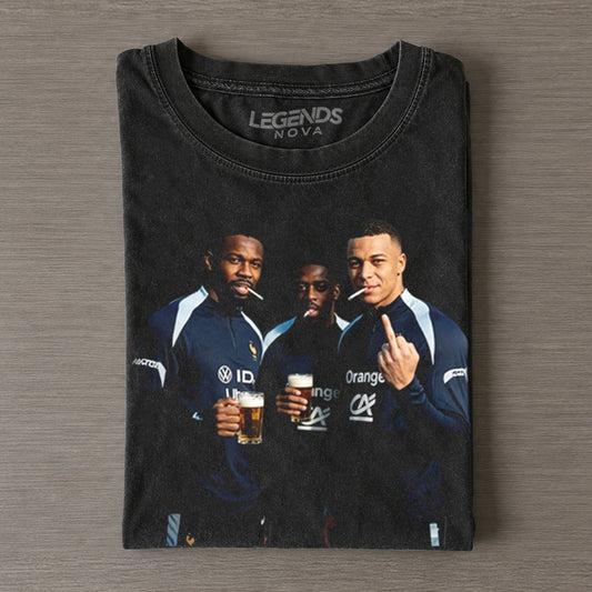 Kylian Mbappé & Ousmane Dembélé & Marcus Thuram France 2026 T-shirt