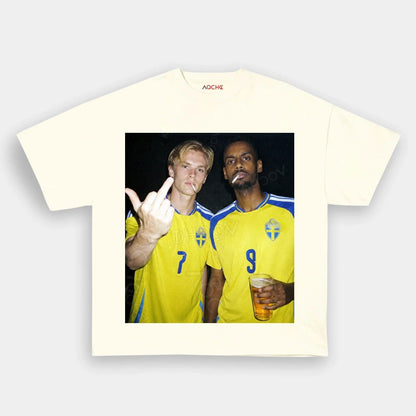 Sweden Football Style Tee 2.3