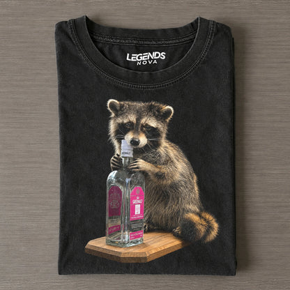 Erling Haland & Whiskey Raccoon H-MT-F Tee
