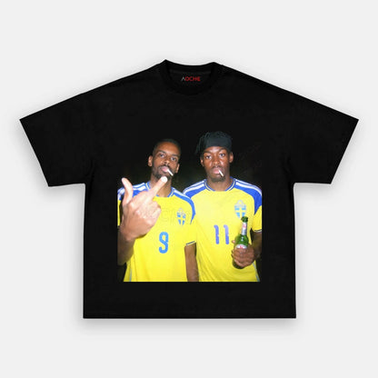 Sweden Football Style Tee 2.6