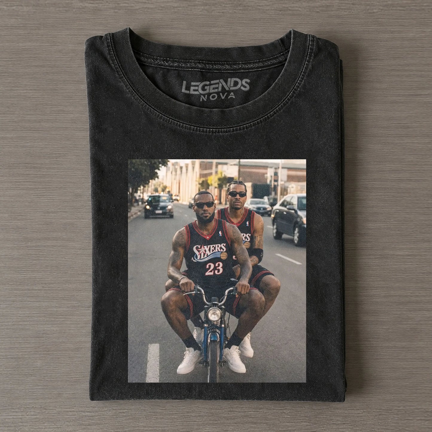 LeBron James & Allen Iverson Funny Tee