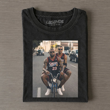 LeBron James & Allen Iverson Funny Tee