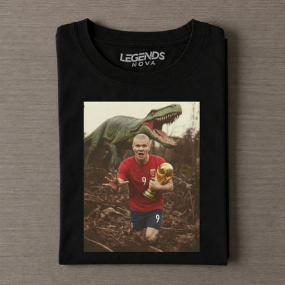 Norway Haaland Funny Vintage Tee