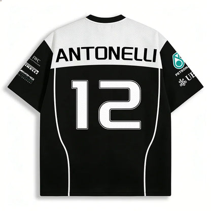 2026 Mercedes F1 Kimi Antonelli 12 Mesh Jersey