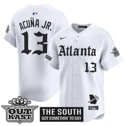 Atlanta Braves 'Gothic South x Outkast Edition' Vapor Premier Limited Jersey - All Stitched