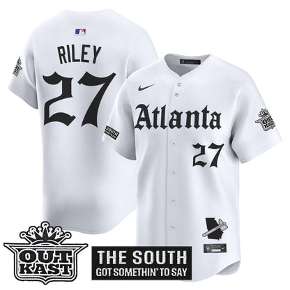 Atlanta Braves 'Gothic South x Outkast Edition' Vapor Premier Limited Jersey - All Stitched