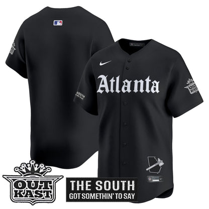 Atlanta Braves 'Gothic South x Outkast Edition' Vapor Premier Limited Jersey - All Stitched