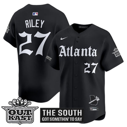 Atlanta Braves 'Gothic South x Outkast Edition' Vapor Premier Limited Jersey - All Stitched