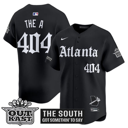 Atlanta Braves 'Gothic South x Outkast Edition' Vapor Premier Limited Jersey - All Stitched