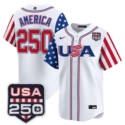 Team USA World Baseball Classic "America250 Edition" Vapor Premier Limited Jersey - All Stitched