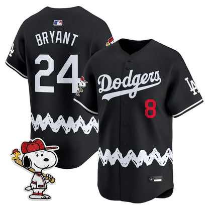 Men's Los Angeles Dodgers x Peanuts Vapor Premier Limited Jersey - Stitched