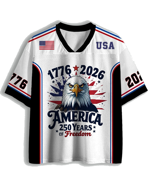 TheRetroTee Vintage 250 Jahre Freiheit American Mesh Trikot