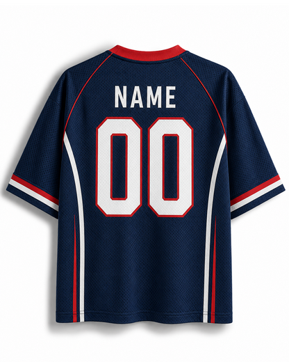 TheRetroTee Vintage France Football Heritage Mesh Jersey