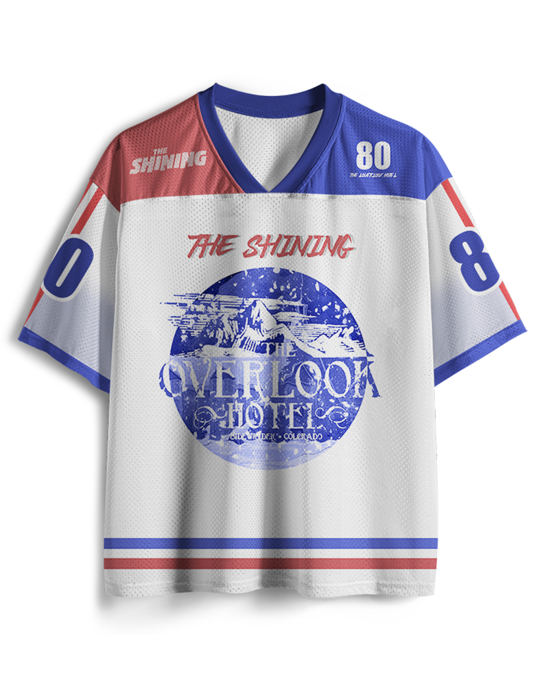 TheRetroTee The Overlook Hotel 1980er Jahre Mesh Trikot