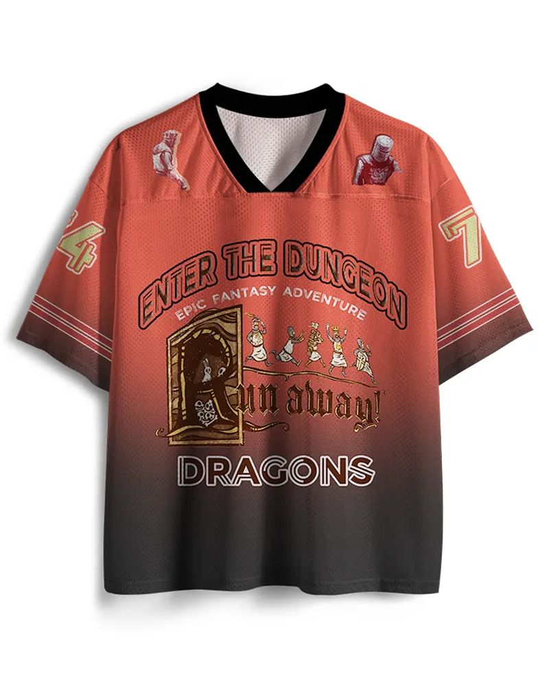 Le maillot en résille des années 70 TheRetroTee Run Away