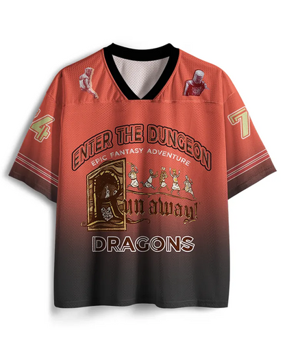 Le maillot en résille des années 70 TheRetroTee Run Away