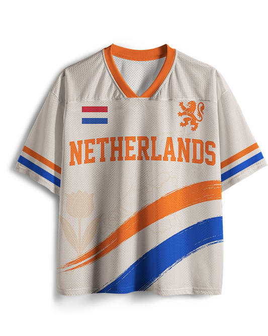 TheRetroTee Custom Name Nummer Niederlande Fußball
