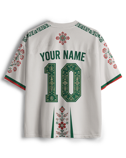 Le maillot de football en mesh personnalisé du Mexique TheRetroTee