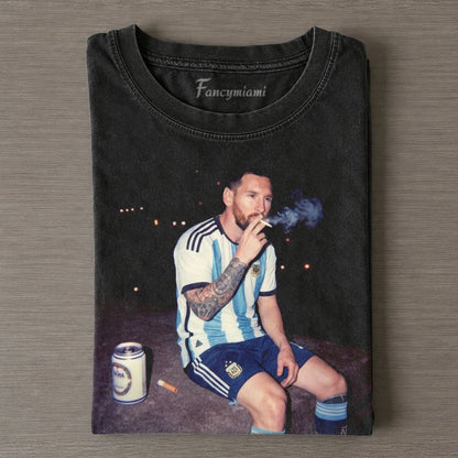 Klassisches Retro-Fußball-T-Shirt