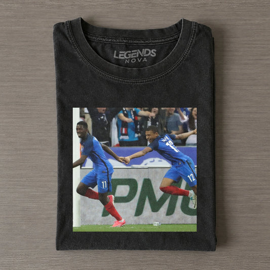Kylian Mbappé & Ousmane Dembélé France T-Shirt