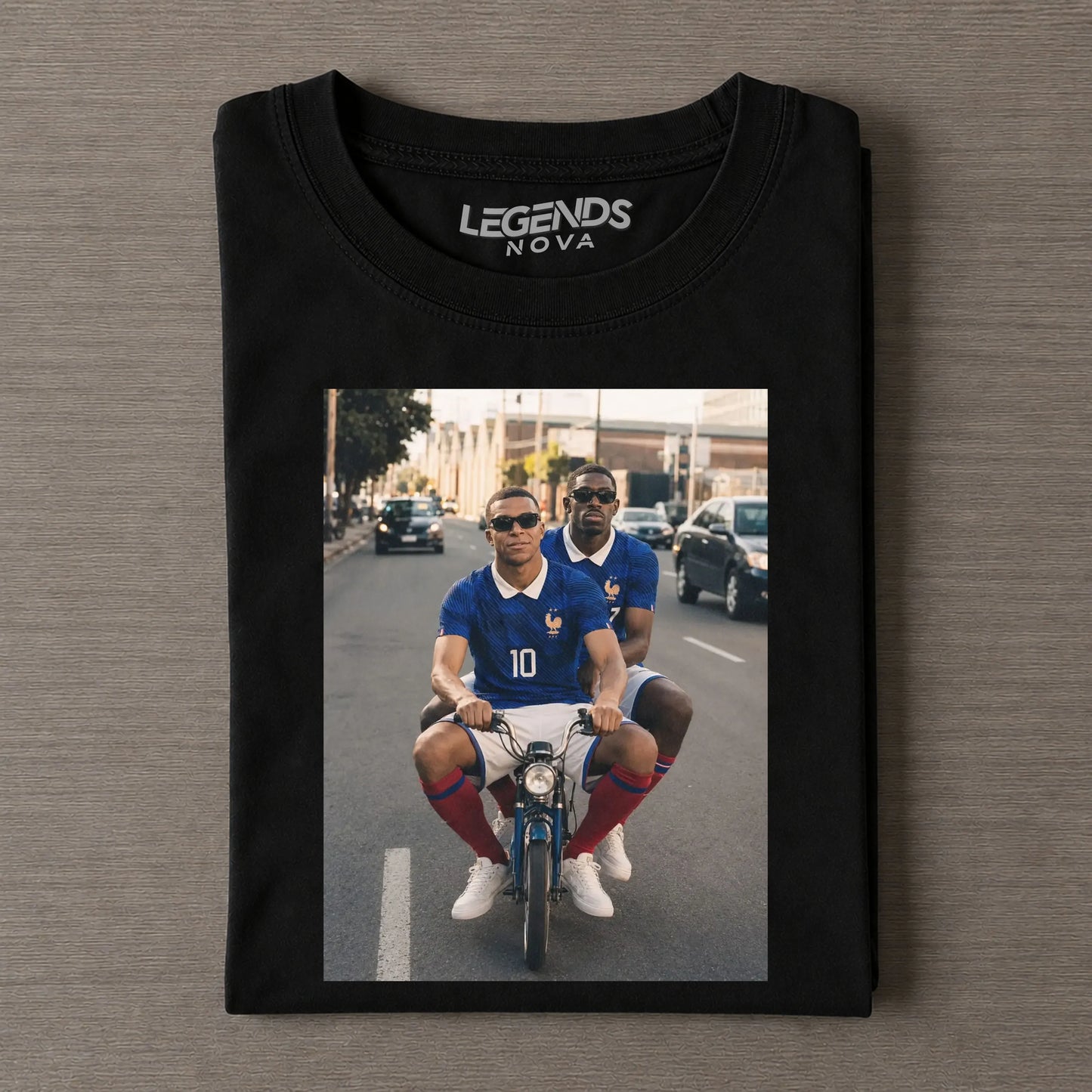 Ousmane Dembélé & Kylian Mbappé France Tee