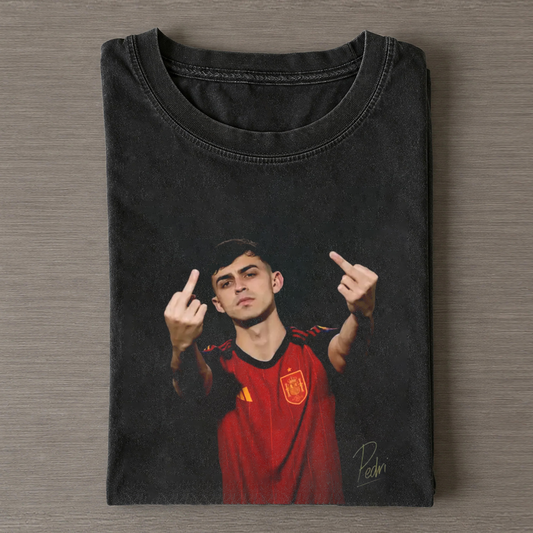 Spain Soccer Style Vintage Tee 13