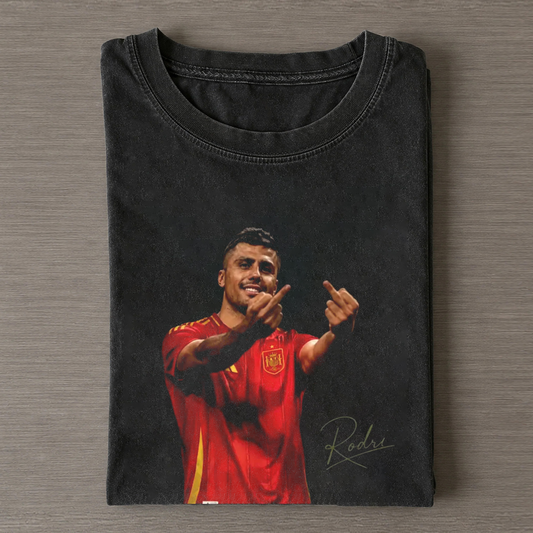 Spain Soccer Style Vintage Tee 14