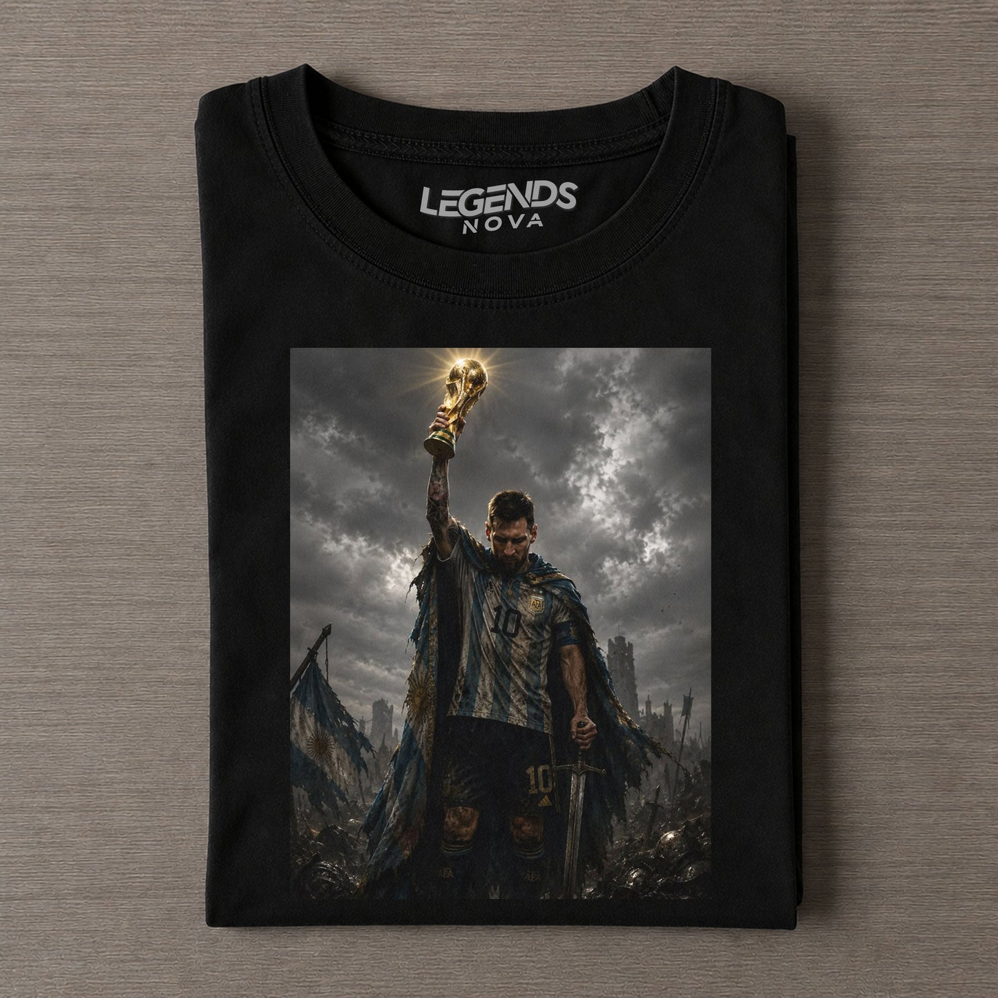 Lionel Messi GOAT T-Shirt