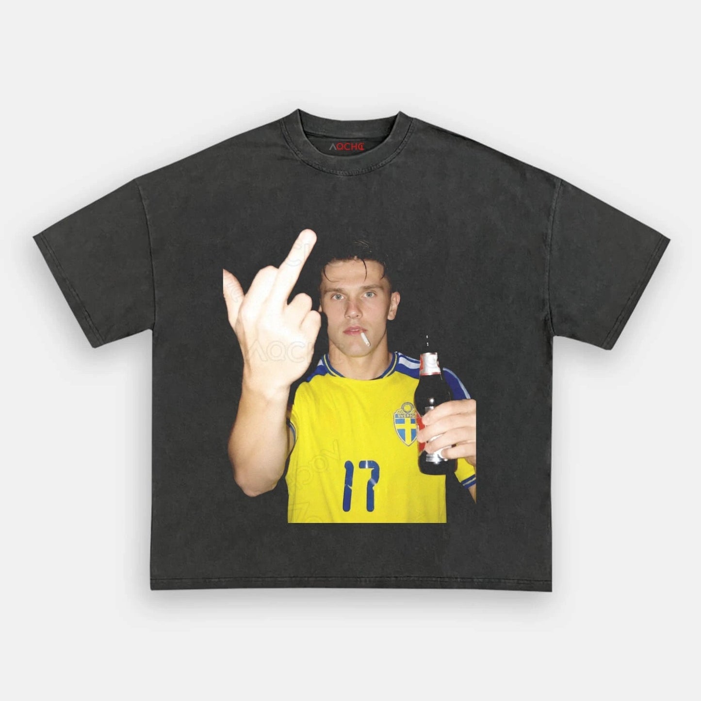 T-shirt style football Suède 10