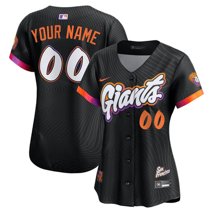 San Francisco Giants 2025 City Connect Vapor Premier Limited Custom Jersey - All Stitched