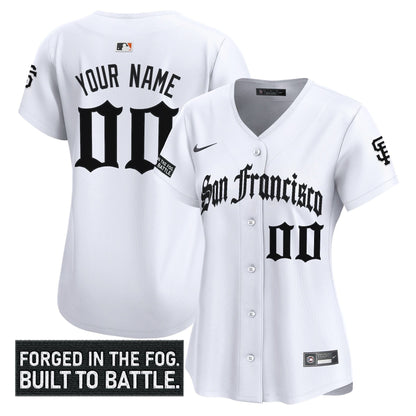 San Francisco Giants 'Gothic Fog Edition' Vapor Premier Limited Custom Jersey - All Stitched
