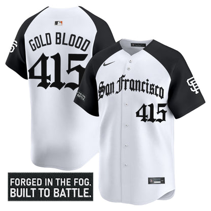 Men's San Francisco Giants 'Gothic Fog Edition' Vapor Premier Limited Jersey - All Stitched