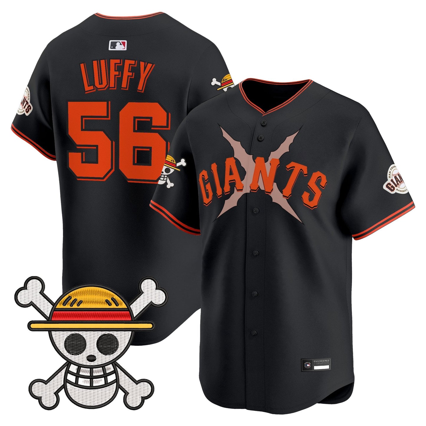 Men's San Francisco Giants x One Piece Vapor Premier Limited Jersey - Stitched