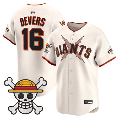 Men's San Francisco Giants x One Piece Vapor Premier Limited Jersey - Stitched