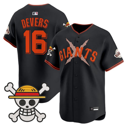 Men's San Francisco Giants x One Piece Vapor Premier Limited Jersey - Stitched