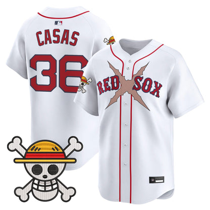 Men's Boston Red Sox x One Piece Vapor Premier Limited Jersey - Stitched