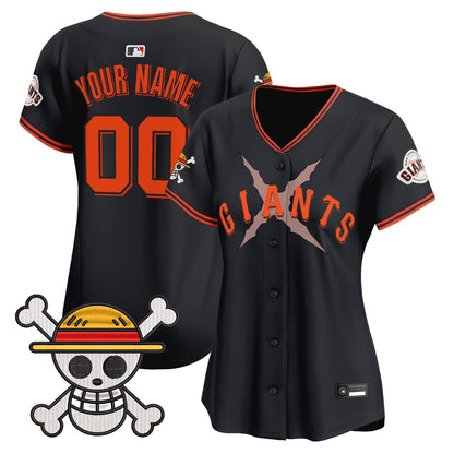 San Francisco Giants x One Piece Vapor Premier Limited Custom Jersey - Stitched