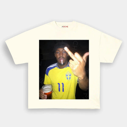 Sweden Football Style Tee 8