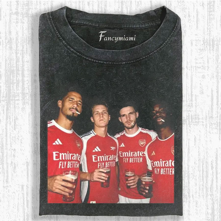 TEE SHIRT ROUGE GLOIRE NORD LONDRES