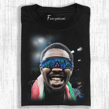 COLOR ACCENT FOOTBALL STAR PORTRAIT TEE