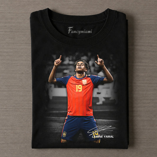MONOCHROME SPORTSTAR-SIEGERPOSE-T-SHIRT