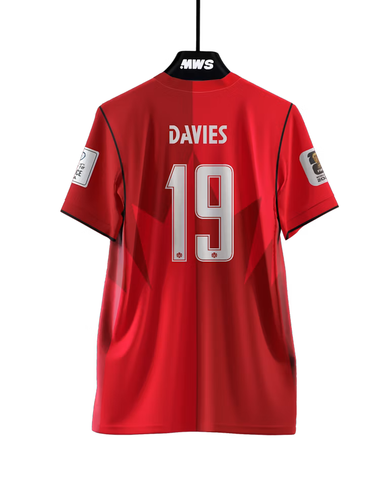 Alphonso Davies Match-Day Uniforms