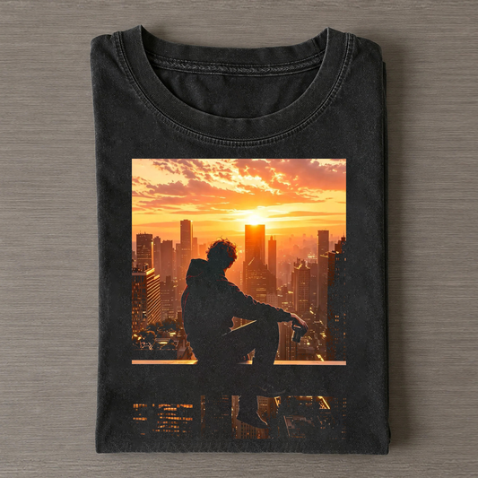 Vintage Superhero Style Graphic T-Shirt V1