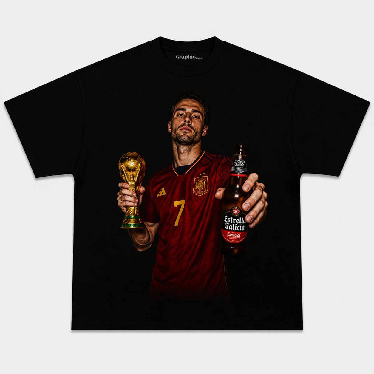 Spain FIFA 2026 Champion Custom Tee