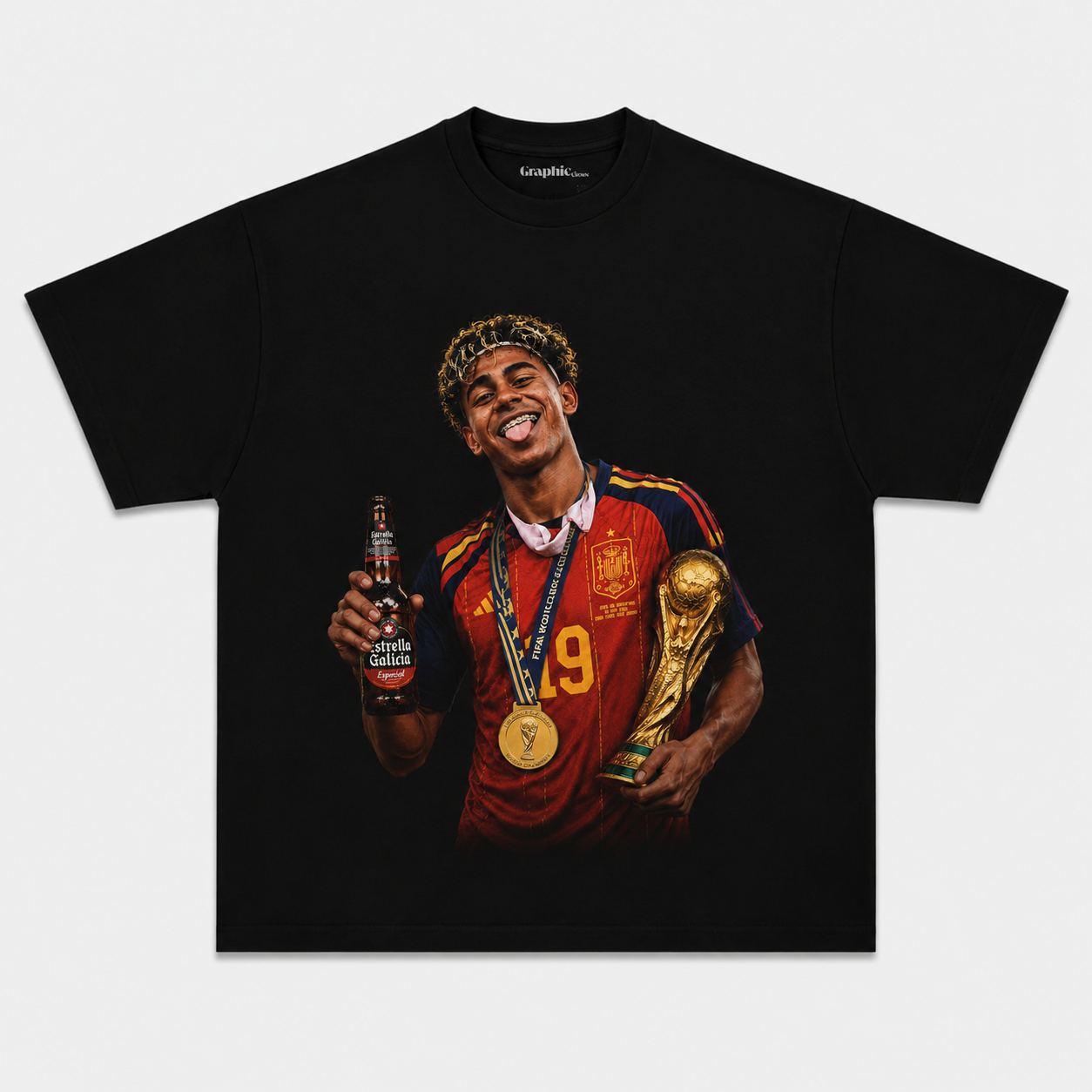 Spain FIFA 2026Yamal Champion Custom V1 Tee