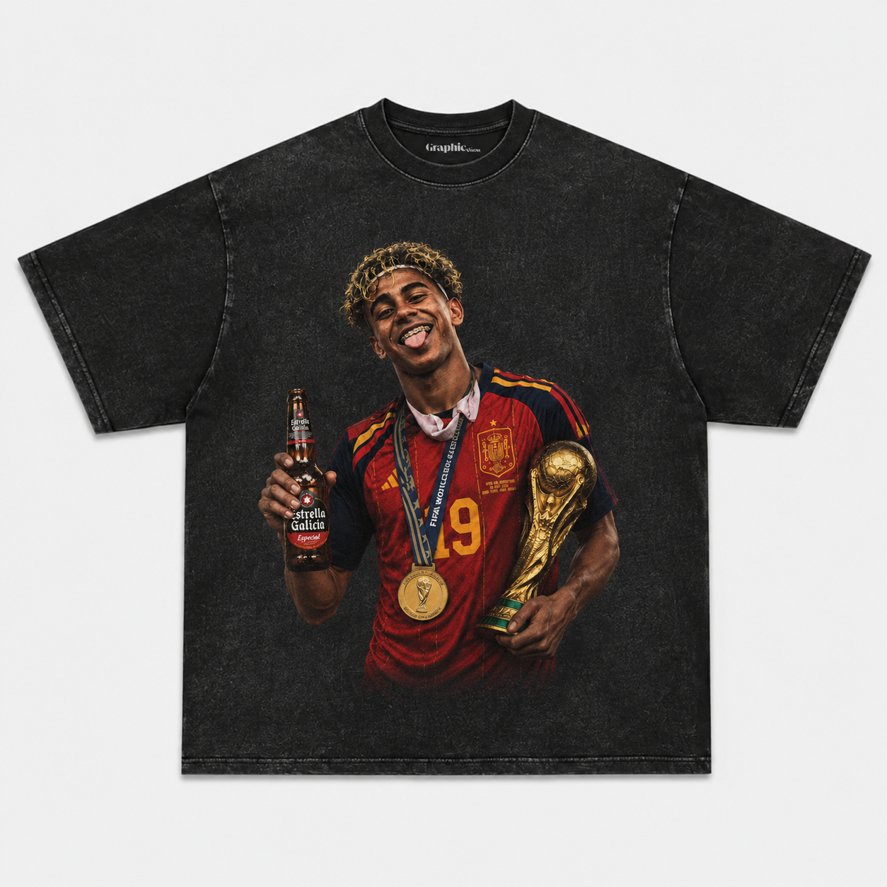 Spain FIFA 2026Yamal Champion Custom V1 Tee