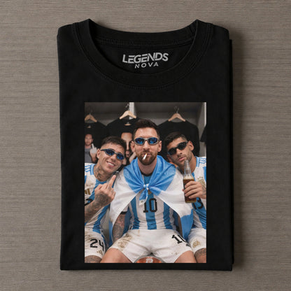 Argentina Messi Enzo funny Vintage Tee