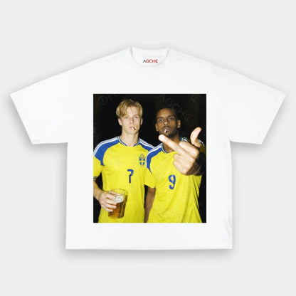 Sweden Football Style Tee 2.4