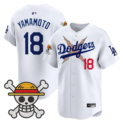 Men's Los Angeles Dodgers x One Piece Vapor Premier Limited Jersey - Stitched